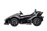TPFLiving Elektro-Kinderauto Lamborghini V12 Vision Gran Turismo - Kinderauto - Elektroauto - Ledersitz und Sicherheitsgurt